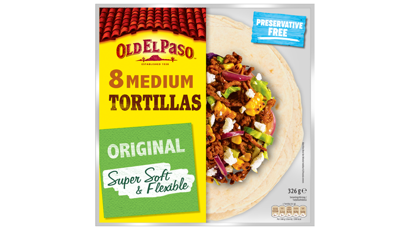 Eight Medium Tortillas Original