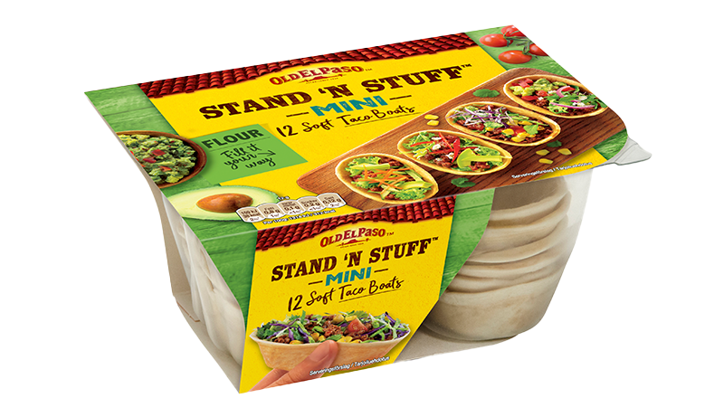 Stand ´N Stuff™ Mini flour tortilla hero